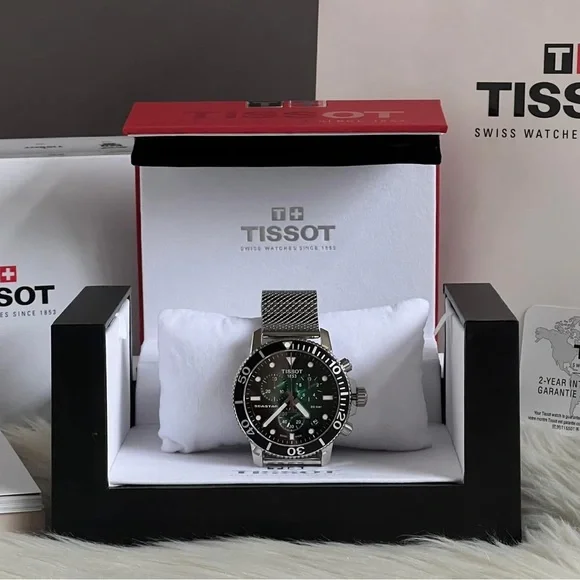 T120.417.11.091.00- Tissot Men’s Seastar 1000 Quartz Chronograph Watch - Picture 12 of 13